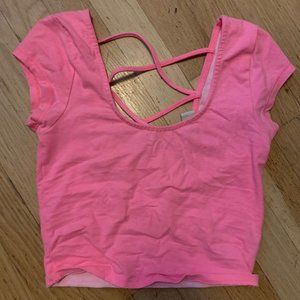 Pink Crop Top